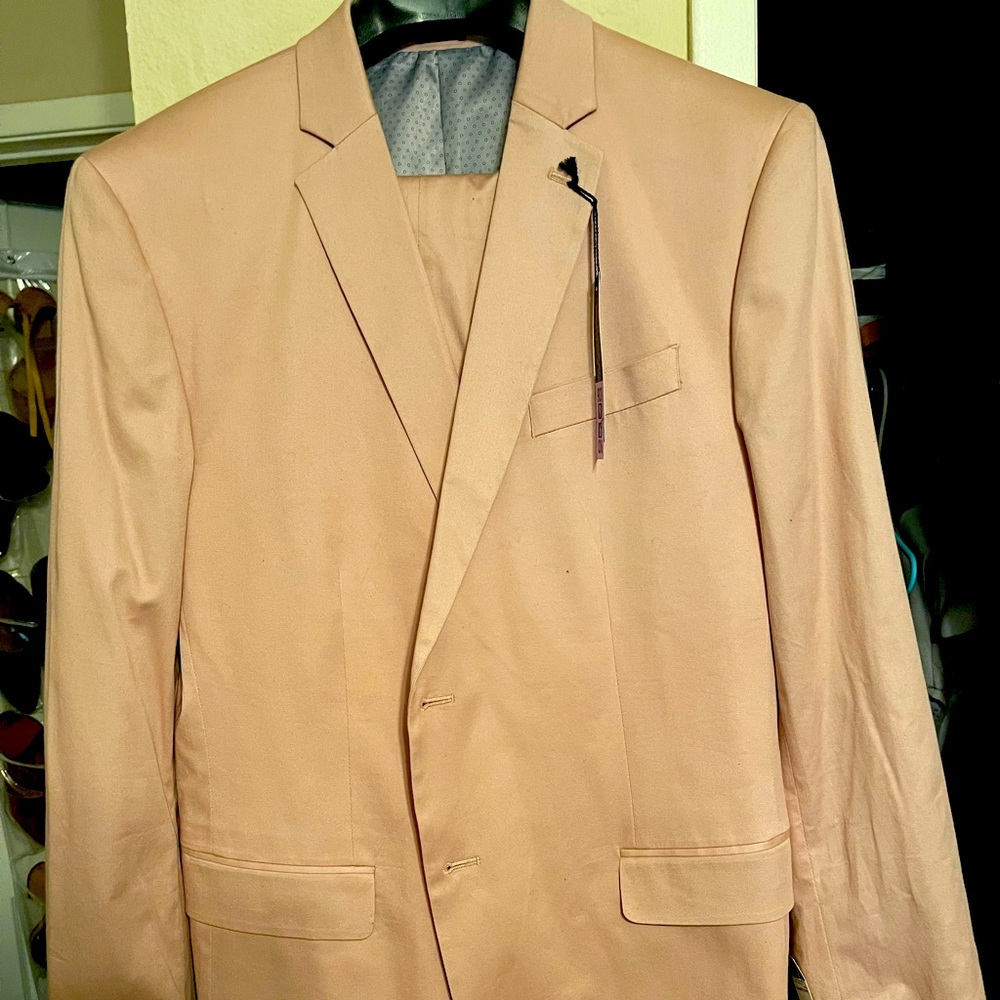 Mauve Kaki Suit